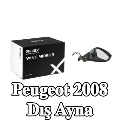 RIDEX Sağ yan ayna — Peugeot 2008