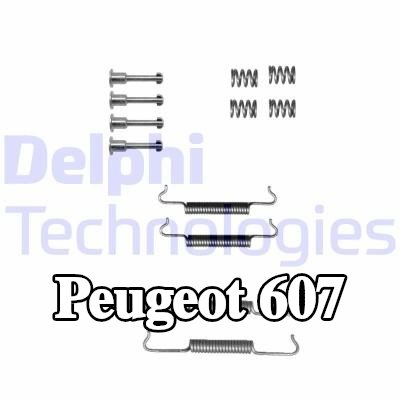 DELPHI طقم تركيب أحذية الفرامل — Peugeot 607