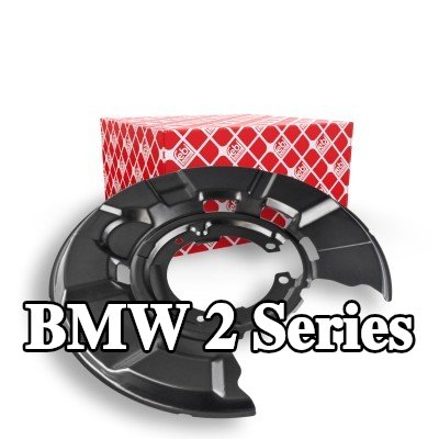 FEBI BILSTEIN لوحة دعم قرص الفرامل للمحور الخلفي الأيمن — 2012 BMW 2 Series
