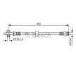 BOSCH Fren hortumu 440mm — Volkswagen Bora (5)