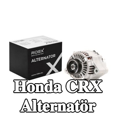 RIDEX Alternatör 70A — Honda Crx