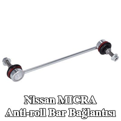 FEBI BILSTEIN Ön aks sol anti-roll bar bağlantısı, Ön Aks Sağ, 255mm, Çelik — Nissan Micra