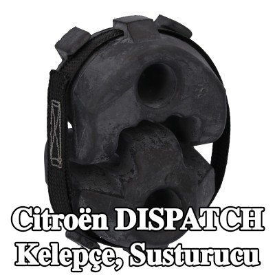 FEBI BILSTEIN Kelepçe, susturucu Arka — Citroën Dispatch