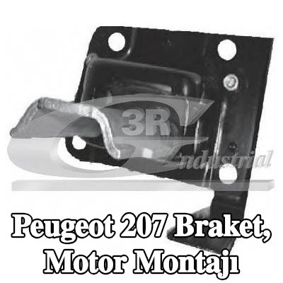 3RG Braket, motor montajı — Peugeot 207