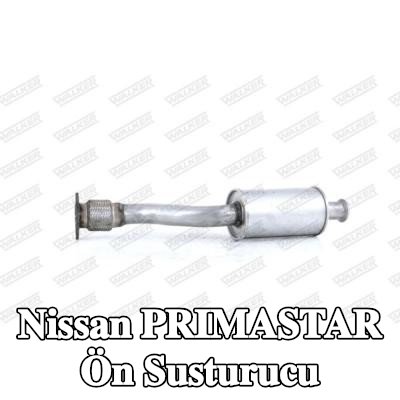 WALKER Montaj parçaları olmayan ön susturucu — Nissan Primastar