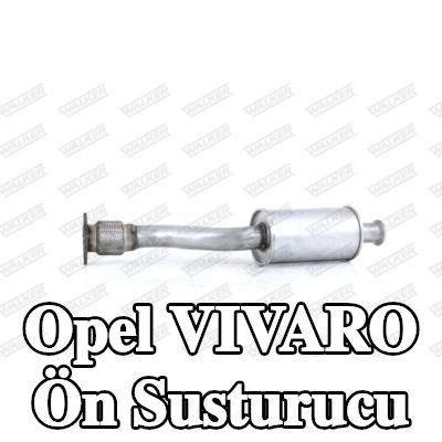 WALKER Montaj parçaları olmayan ön susturucu — Opel Vivaro