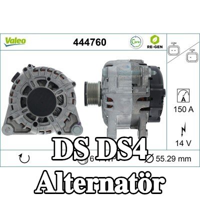 VALEO Alternatör 150A — DS Ds4