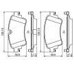 BOSCH Fren balatası seti 17, 3mm, gıcırtı önleyici plaka ile — Audi A4 (11)