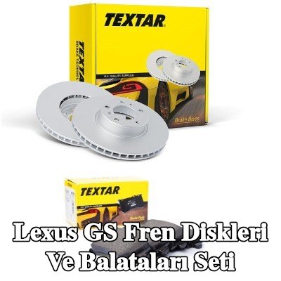 TEXTAR Fren diskleri ve balataları seti PRO, Dıştan Havalandırmalı — Lexus Gs