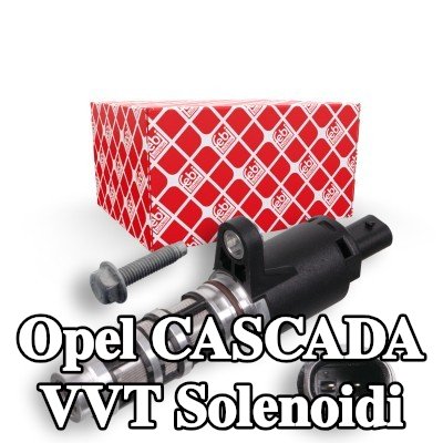FEBI BILSTEIN VVT solenoidi Egzoz Tarafı, Emme Tarafı, vida ile — Opel Cascada