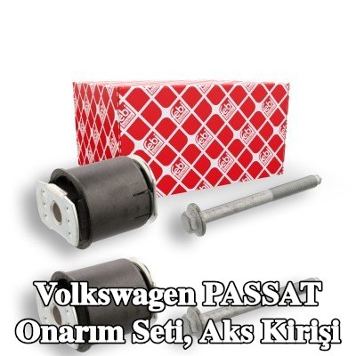 FEBI BILSTEIN Onarım Seti, ön aks kirişi, Arka Aks Sol, Arka Aks Sağ, cıvata/vida ile — Volkswagen Passat