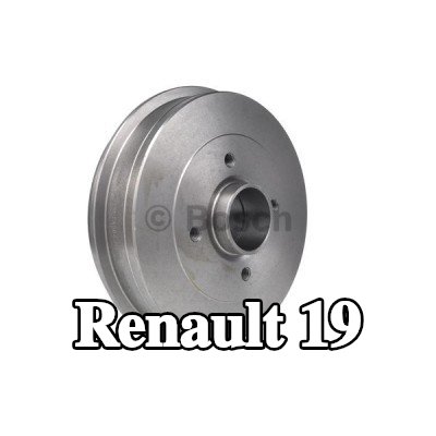BOSCH أسطوانة الفرامل للمحور الخلفي, 234mm, بدون محمل عجلة — Renault 19
