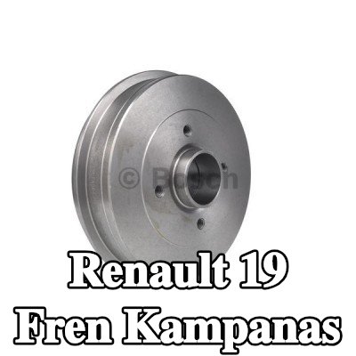 BOSCH Arka aks fren kampanası, 234mm, tekerlek yatağı olmadan — Renault 19