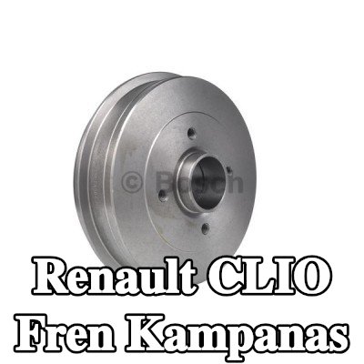 BOSCH Arka aks fren kampanası, 234mm, tekerlek yatağı olmadan — Renault Clio