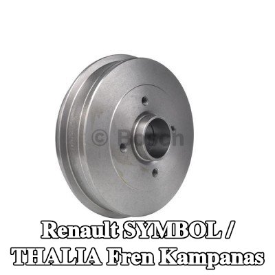 BOSCH Arka aks fren kampanası, 234mm, tekerlek yatağı olmadan — 2012 Renault Symbol / Thalia