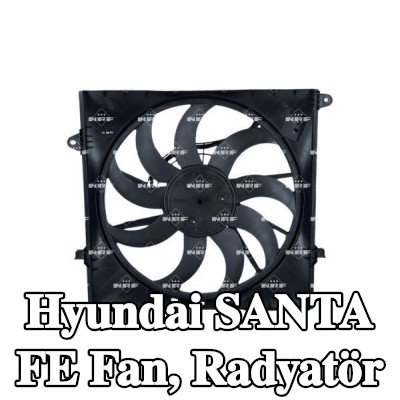 NRF Fan, radyatör Fırçasız Motor, radyatör fan kapağı — Hyundai Santa Fe
