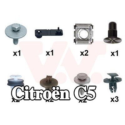VAN WEZEL طقم التثبيت، واقي الطين — Citroën C5