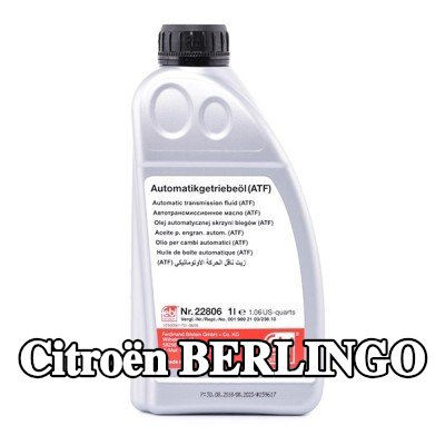 FEBI BILSTEIN سائل ناقل الحركة الأوتوماتيكي — 2012 Citroën Berlingo