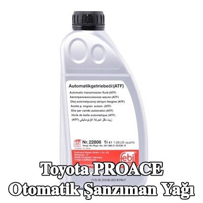 FEBI BILSTEIN Otomatik şanzıman yağı — Toyota Proace
