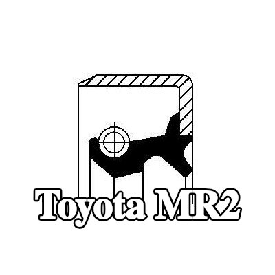 CORTECO حشية عمود التوجيه — Toyota Mr2