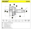 RIDEX CV mafsalı kiti Ön Aks, Tekerlek Tarafı — Honda Prelude (6)