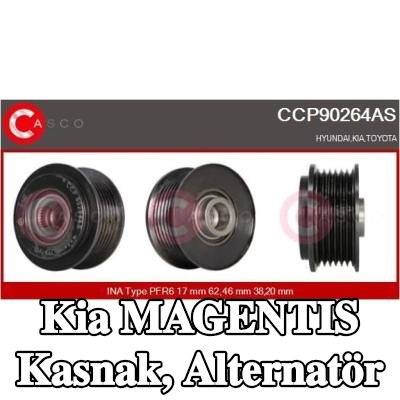 CASCO Kasnak, alternatör — Kia Magentis