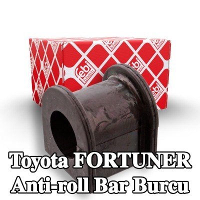 FEBI BILSTEIN Ön aks stabilizatör çubuğu burcu, 29mm, Kauçuk — Toyota Fortuner
