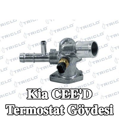 TRICLO Conta/sızdırmazlık elemanı ile termostat muhafazası, sensörlü, termostat olmadan — 2011 Kia Cee'd
