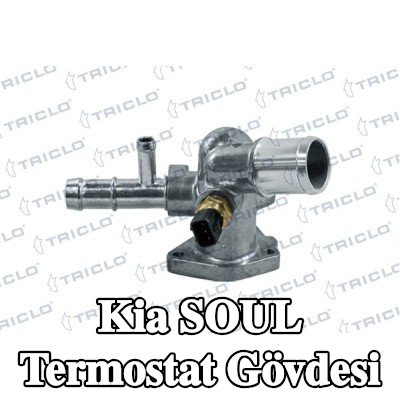 TRICLO Conta/sızdırmazlık elemanı ile termostat muhafazası, sensörlü, termostat olmadan — Kia Soul
