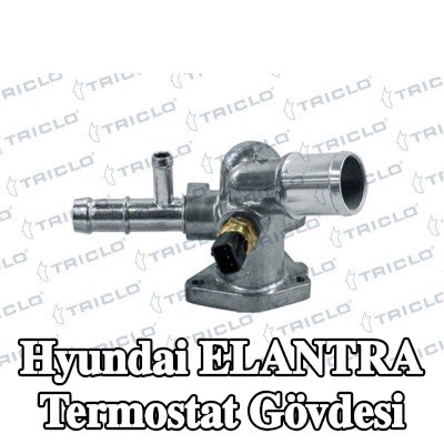 TRICLO Conta/sızdırmazlık elemanı ile termostat muhafazası, sensörlü, termostat olmadan — Hyundai Elantra