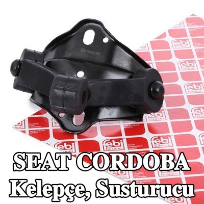 FEBI BILSTEIN Kelepçe, susturucu Arka — SEAT Cordoba