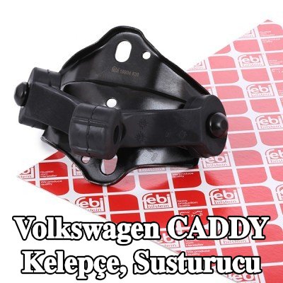 FEBI BILSTEIN Kelepçe, susturucu Arka — Volkswagen Caddy