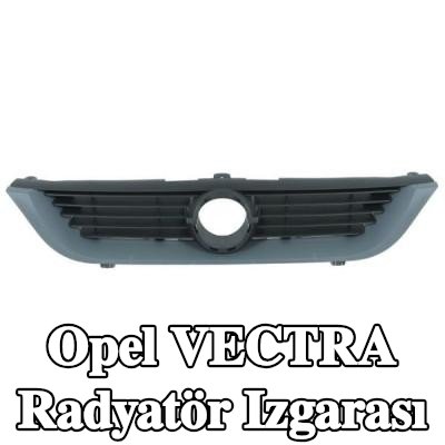 BLIC Ön radyatör ızgarası, siyah, gri — 2000 Opel Vectra