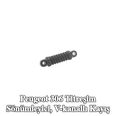 FEBI BILSTEIN Titreşim Sönümleyici, V-kanallı kayış — Peugeot 306