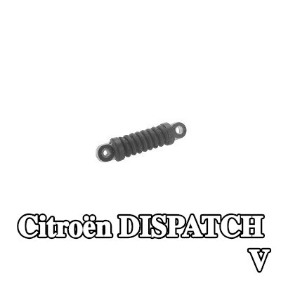 FEBI BILSTEIN مثبط الاهتزاز، حزام مضلع على شكل V — Citroën Dispatch