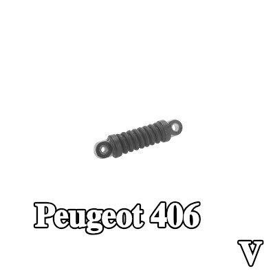 FEBI BILSTEIN مثبط الاهتزاز، حزام مضلع على شكل V — Peugeot 406