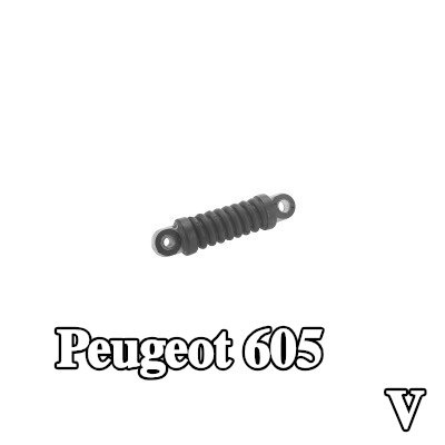 FEBI BILSTEIN مثبط الاهتزاز، حزام مضلع على شكل V — Peugeot 605