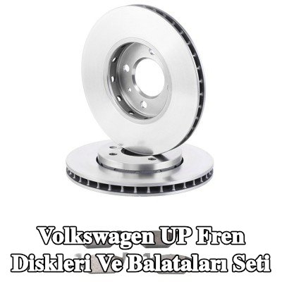 BOSCH Deliğli fren diskleri ve balataları seti — Volkswagen Up