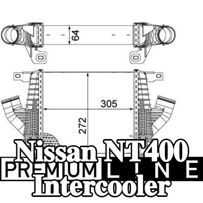 MAHLE Intercooler — Nissan Nt400
