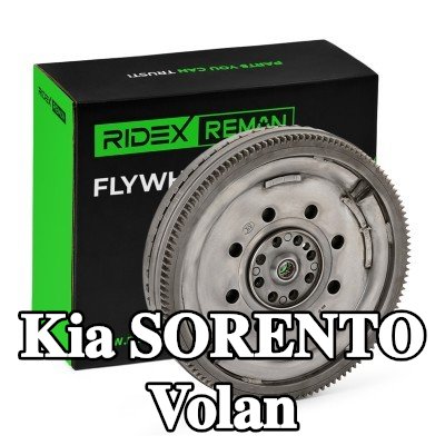 RIDEX REMAN Volan 110, vida seti olmadan, çift kütleli volanlı motorlar için — 2002 Kia Sorento