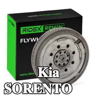 RIDEX REMAN حذافة 110, بدون مجموعة براغي, للمحركات المزودة بحذافة ثنائية الكتلة — 2002 Kia Sorento