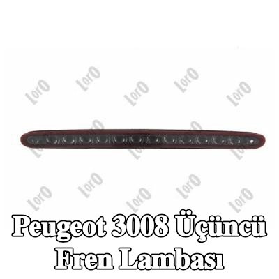 ABAKUS Üçüncü fren lambası Merkez — 2012 Peugeot 3008