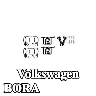 VEGAZ طقم تركيب العادم — 2000 Volkswagen Bora