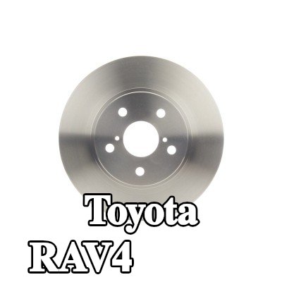 BOSCH القطر الخارجي لقرص المكابح: 301, 7mm, مُهوى, مشحم — 1997 Toyota Rav4