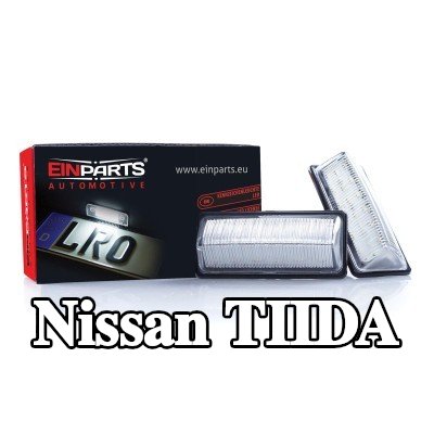 EINPARTS مصباح لوحة الترخيص — 2012 Nissan Tiida