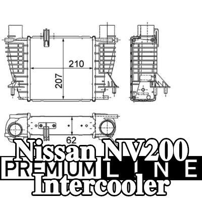 MAHLE Intercooler — Nissan Nv200