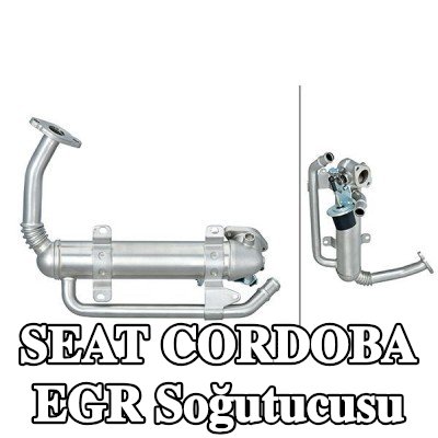 HELLA Contalar/sızdırmazlık elemanları ile EGR soğutucusu, EGR valfi olmadan — SEAT Cordoba