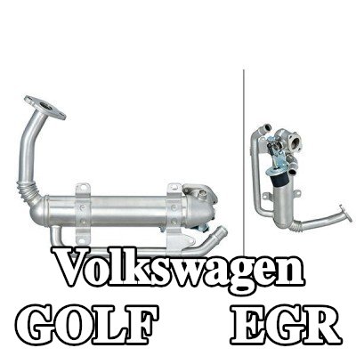 HELLA مبرد EGR مع حشيات/أختام, بدون صمام EGR — 2011 Volkswagen Golf