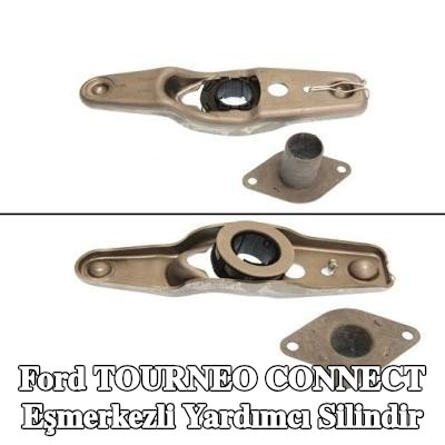 KAWE Rulmanlı eşmerkezli yardımcı silindiri, kılavuz manşonlu, debriyaj çatalı — Ford Tourneo Connect