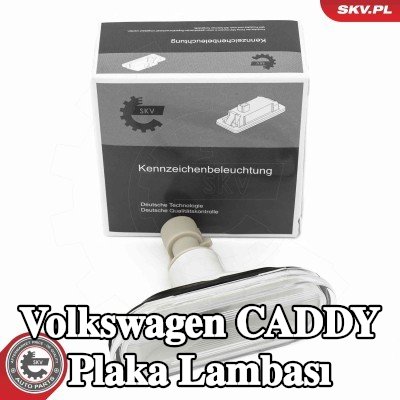 ESEN SKV Plaka lambası Sol, Sağ, ampul ile — 2002 Volkswagen Caddy